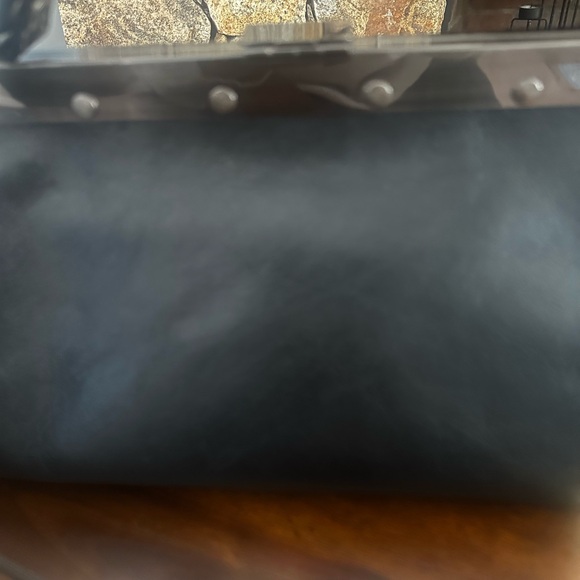 Beautiful Black Embossed Handbag by Patricia Nash - Picture 3 of 5